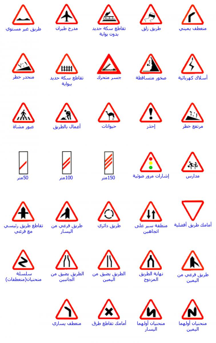 علامات الطرق